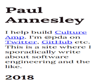 Tablet Screenshot of paul.annesley.cc